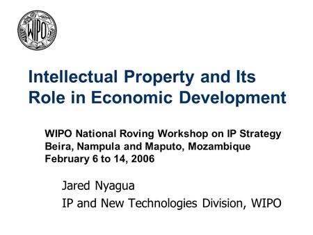 Intellectual Property and Its Role in Economic Development