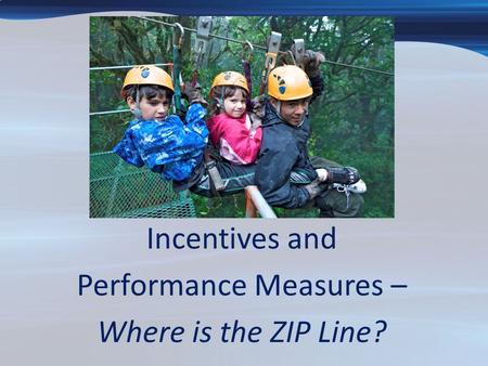Incentives and Performance Measures – Where is the ZIP Line?