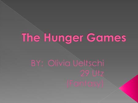 The Hunger Games is a very popular book. Maybe this is true because Suzanne Collins wrote this book very well. She makes you want to keep on reading,
