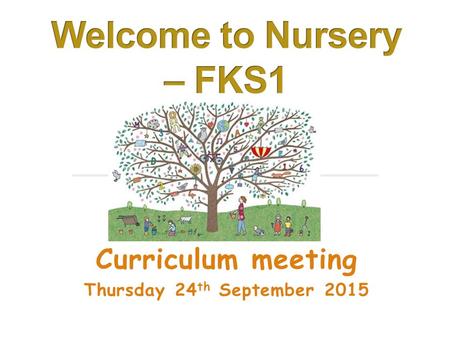 Curriculum meeting Thursday 24 th September 2015.