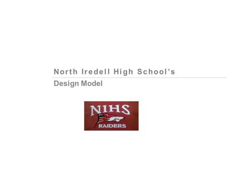 North Iredell High School’s Design Model. IMPACT GRANT: “ IMPACT ” Stands for I nnovative M ethod for P ersonalizing A cademics, C omplemented by T echnology.