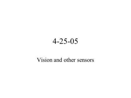 4-25-05 Vision and other sensors. Figure 49.11 Photoreceptors in the vertebrate retina Direction of Light.