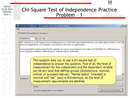 Chi-Square Test of Independence Practice Problem – 1