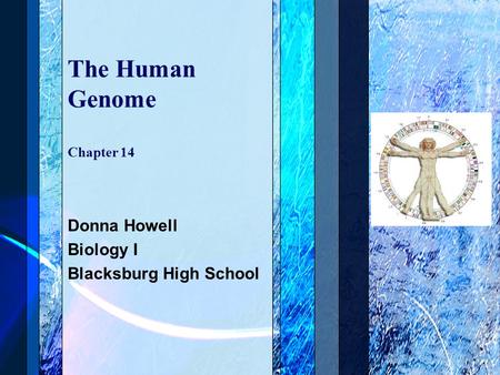 The Human Genome Chapter 14 Donna Howell Biology I Blacksburg High School.