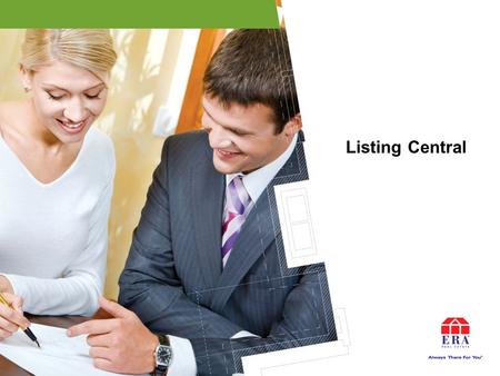 Listing Central. Let’s affiliates create personalized marketing tools for prospective clients—before they even get the listing. Listing Central.