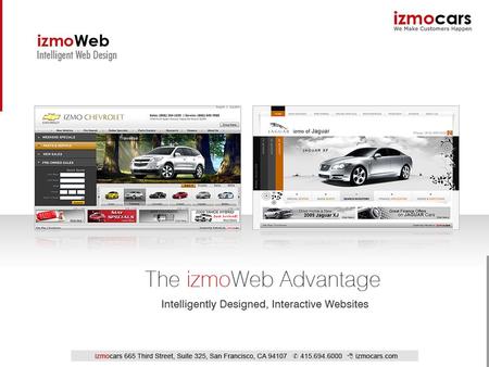 Introduction to izmocars Innovative Internet business solutions provider to the automotive industry Industry leader in interactive automotive content.