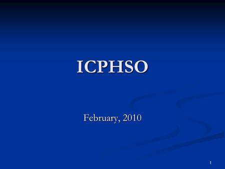 1 ICPHSO February, 2010. 2 2 Toy Safety Certification Program SM.