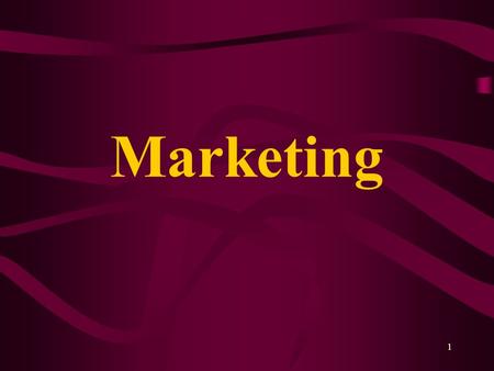 1 Marketing. 2 Why Market? To communicate that you are engaged in new and different activities To attract paying customers in sufficient numbers to support.