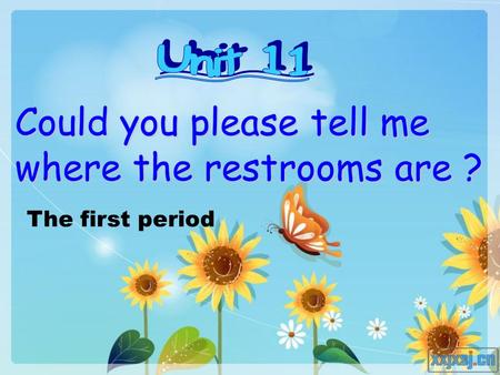 Could you please tell me where the restrooms are ? The first period.