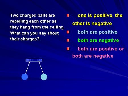One is positive, the other is negative one is positive, the other is negative both are positive both are positive both are negative both are negative both.