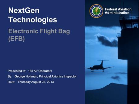 Electronic Flight Bag (EFB)