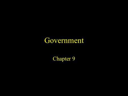 Government Chapter 9.