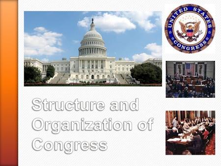 *A term is the meeting period of Congress. *Each term has two sessions. Sessions always begin on January 3 rd. *The terms of Congress are numbered. *We.