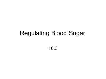 Regulating Blood Sugar 10.3. Islets of Langerhans groups of cells in the pancreas beta cells produce insulin alpha cells produce glucagon.