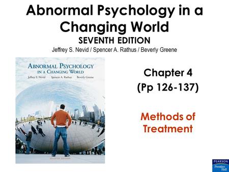 Chapter 4 (Pp ) Methods of Treatment