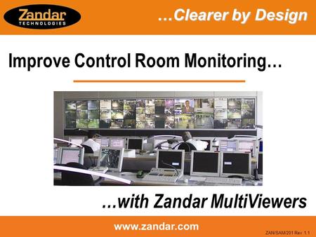 Improve Control Room Monitoring…