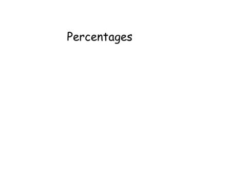 Percentages. Percentages - VAT 1. Valued Added Tax (VAT) is a tax that is charged at a rate of 17½ of an items initial cost. Calculate the VAT that is.