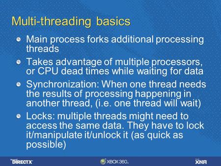 Multi-threading basics