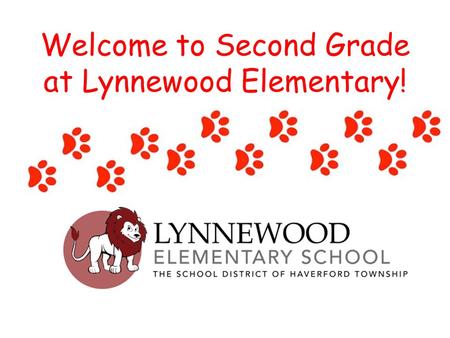 Welcome to Second Grade at Lynnewood Elementary!.