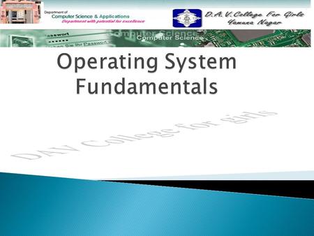 ◦ What is an Operating System? What is an Operating System? ◦ Operating System Objectives Operating System Objectives ◦ Services Provided by the Operating.