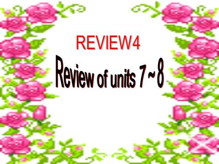 Review the words about clothes. sweater shirt pants/ trousers T-shirt skirt jeans.