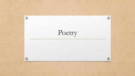 Poetry. Types of Poetry Cinquain – A five line poem with a specific syllable count for each line: 2-4-6-8-2. Also, this style has a stressed syllable.