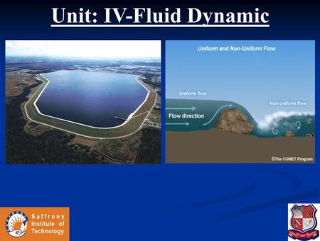 Unit: IV-Fluid Dynamic
