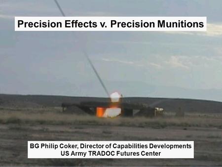 Precision Effects v. Precision Munitions