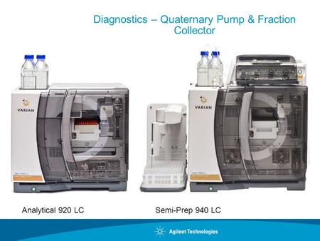 Diagnostics – Quaternary Pump & Fraction Collector Analytical 920 LCSemi-Prep 940 LC.
