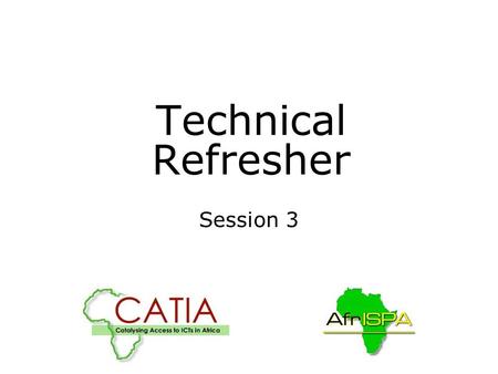 Technical Refresher Session 3. Overview Difference between communication between devices on a single logical network and communication between different.