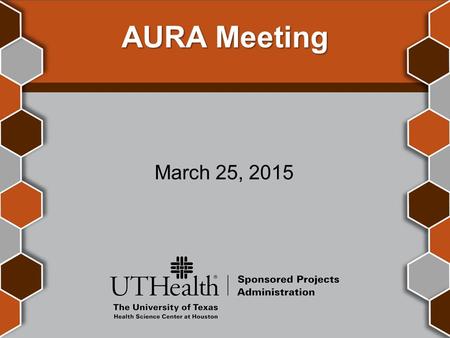 AURA Meeting March 25, 2015. Introductions Victoria Briscoe Asst. Director, Post Award Finance.