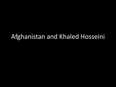 Afghanistan and Khaled Hosseini. Regional Map Afghanistan is a landlocked country, making the export of goods difficult and expensive. It has rugged mountains.