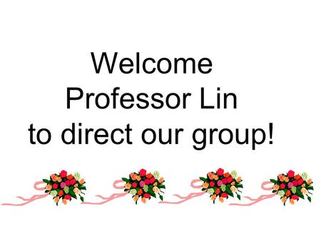Welcome Professor Lin to direct our group!. 2 Self-introduction Name: Yulei.Hao Hometown: Shou County in Anhui Province Mother school: Hefei University.