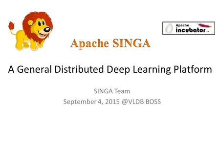 A General Distributed Deep Learning Platform
