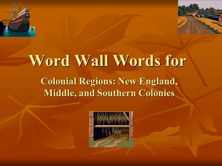 Colonial Regions: New England, Middle, and Southern Colonies