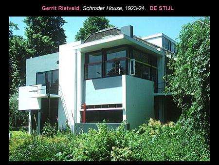Gerrit Rietveld, Schroder House, DE STIJL