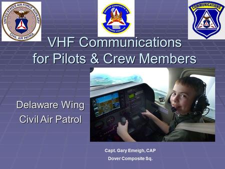 VHF Communications for Pilots & Crew Members