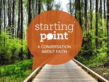 The starting point of faith for the very first Christians was not the Bible.