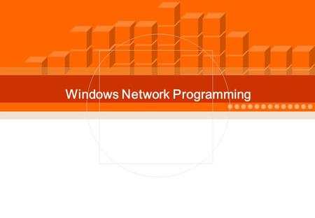 IT COOKBOOK - 0 - Windows Network Programming. Chapter 01. Intro. to Network and Socket Programming.
