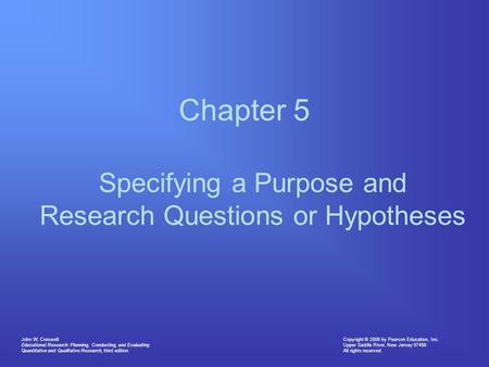 research questions ppt