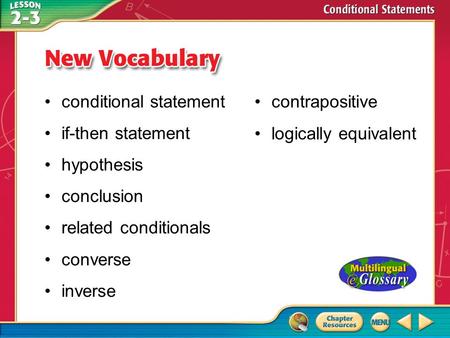 conditional statement contrapositive