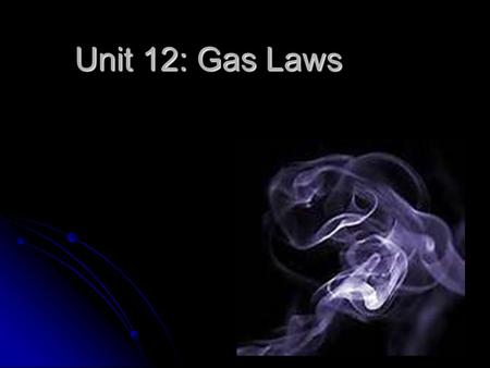Unit 12: Gas Laws. The Kinetic Theory of Gases Gases aren’t attracted or repelled by each other. Gas particles are super tiny, but the space between each.