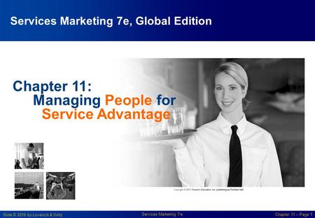 Chapter 11: Managing People for Service Advantage