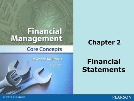 Chapter 2 Financial Statements.