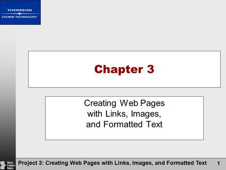 Creating Web Pages with Links, Images, and Formatted Text