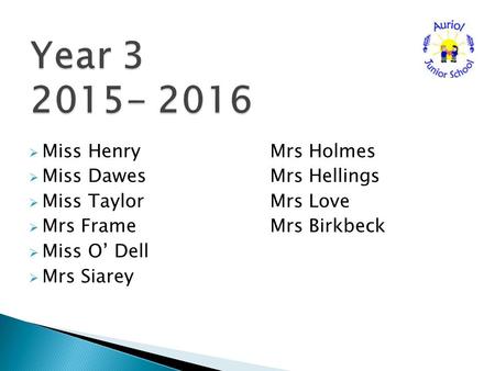  Miss HenryMrs Holmes  Miss DawesMrs Hellings  Miss TaylorMrs Love  Mrs FrameMrs Birkbeck  Miss O’ Dell  Mrs Siarey.