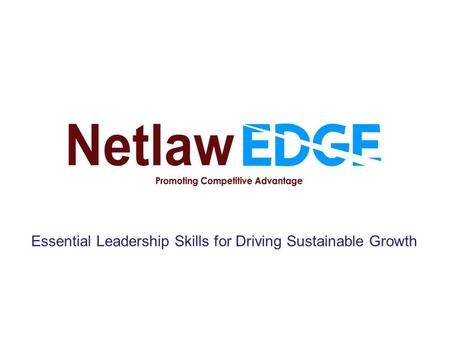 Essential Leadership Skills for Driving Sustainable Growth.