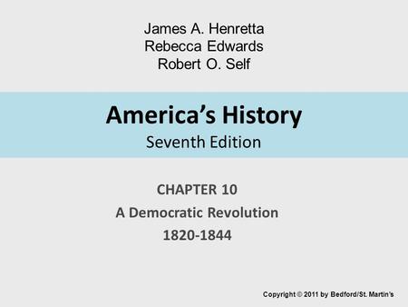 America’s History Seventh Edition