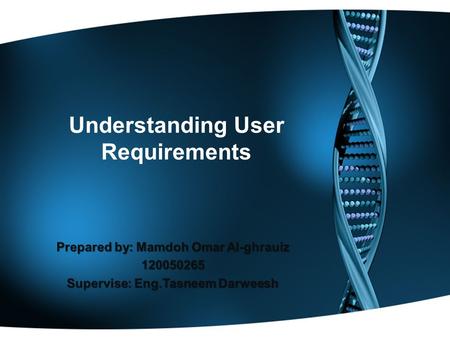 Understanding User Requirements. Documenting Use Cases 2 At this stage of the exploration, the participants should be thinking of essential use cases.