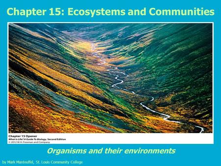 Organisms and their environments